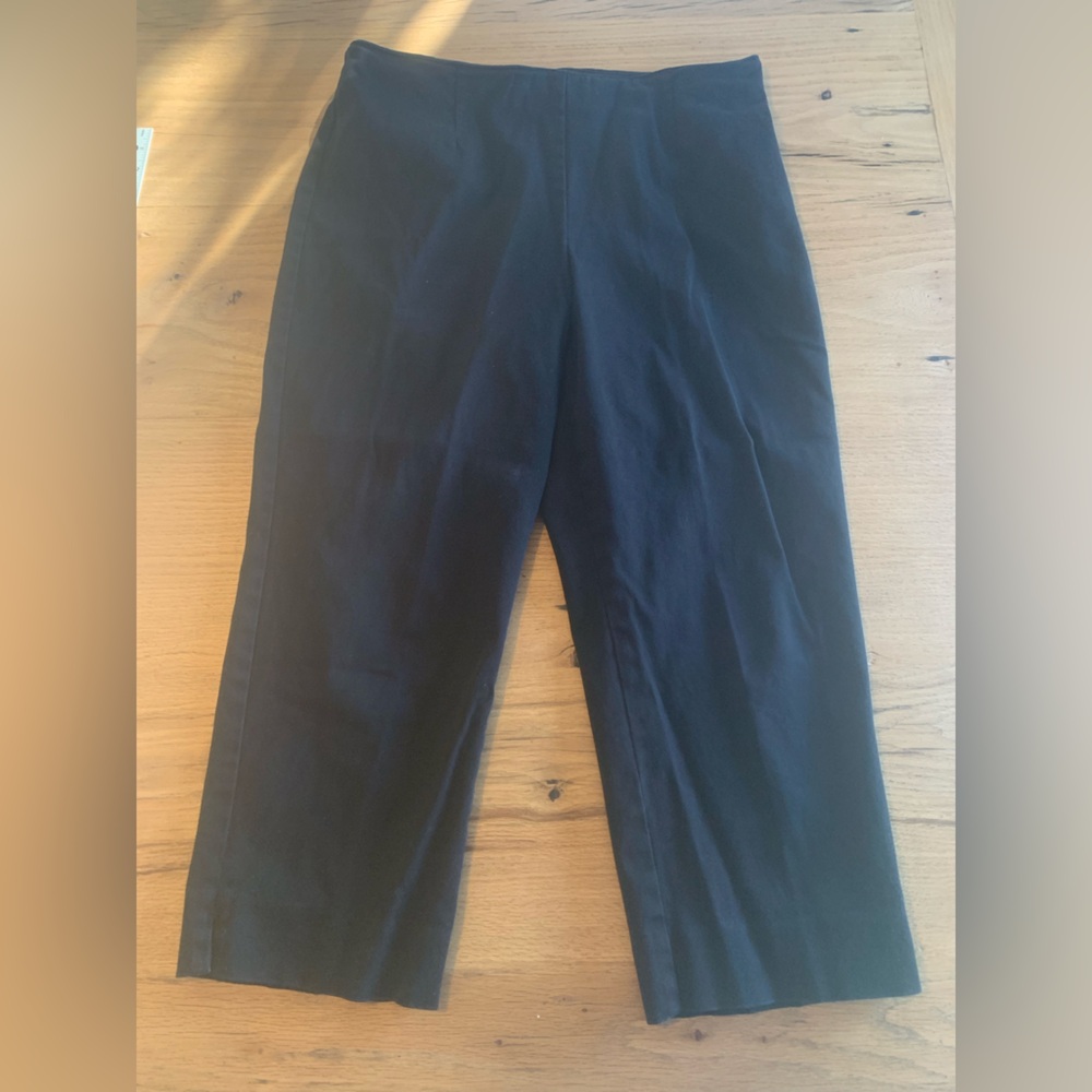 Ann‎ Taylor Cropped Capri Pants Black Women’s 12p Preloved